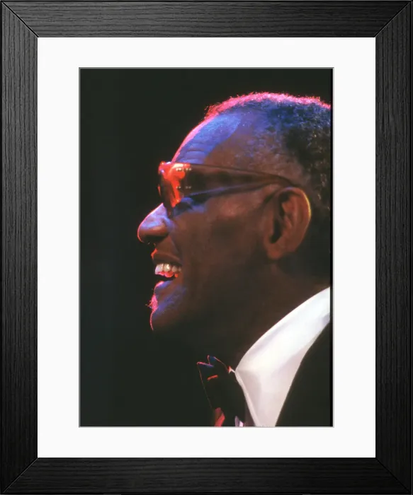 Framed Print : Ray Charles Performing Framed Print : Ray Charles Performing