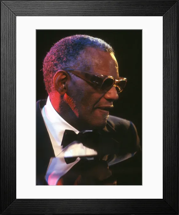 Framed Print : Ray Charles Performing Framed Print : Ray Charles Performing