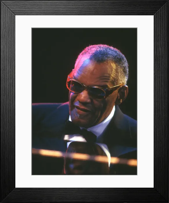 Framed Print : Ray Charles Performing Framed Print : Ray Charles Performing