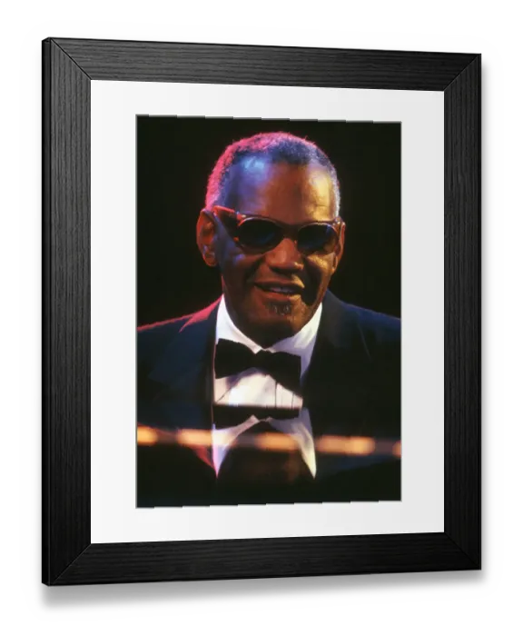 Framed Print : Ray Charles Performing Framed Print : Ray Charles Performing