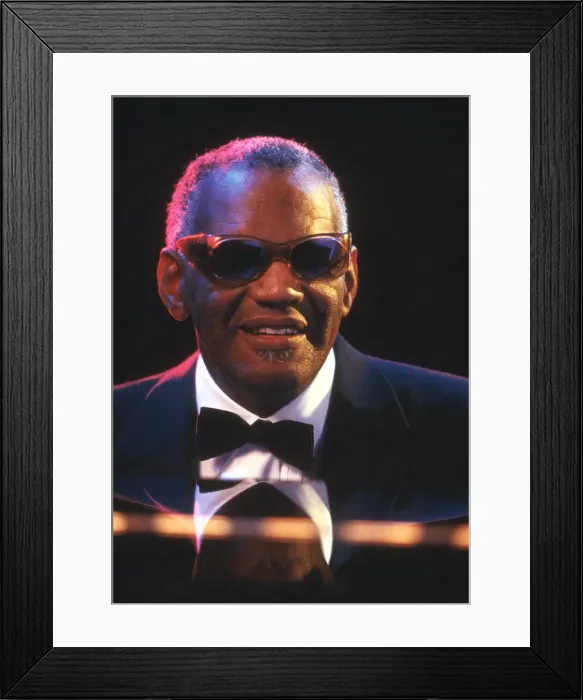 Framed Print : Ray Charles Performing Framed Print : Ray Charles Performing