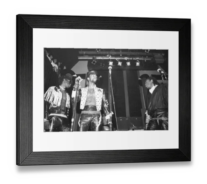 Framed Print : Grandmaster Flash & The Furious Five Performing