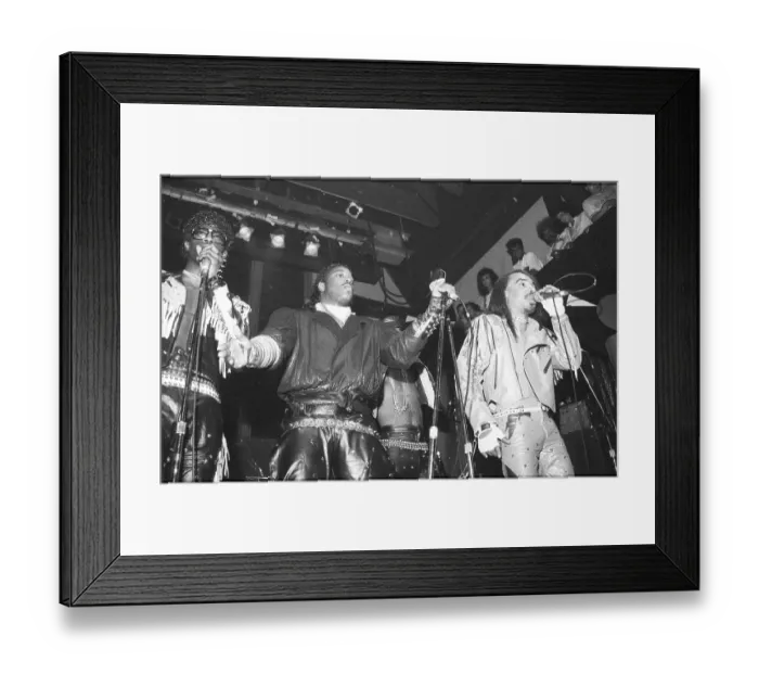 Framed Print : Grandmaster Flash & The Furious Five Performing Framed Print : Grandmaster Flash & The Furious Five Performing