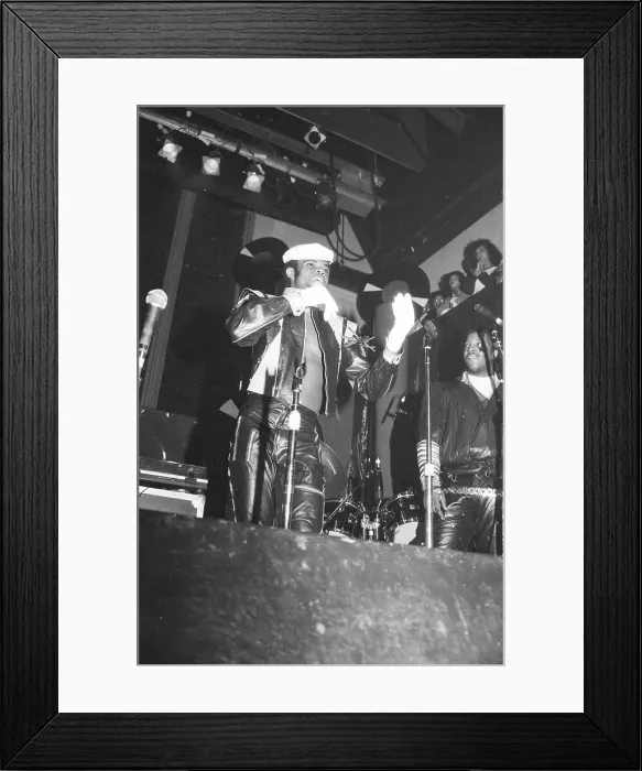 Framed Print : Grandmaster Flash & The Furious Five Performing Framed Print : Grandmaster Flash & The Furious Five Performing