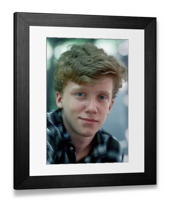 Framed Print : Anthony Michael Hall Portrait Session