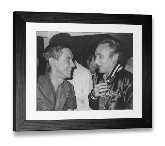 Framed Print : Iggy Pop & Dennis Hopper At A Party Framed Print : Iggy Pop & Dennis Hopper At A Party