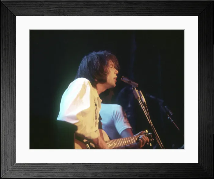 Framed Print : Neil Young Performing Framed Print : Neil Young Performing