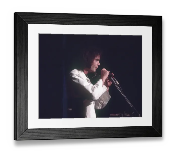 Framed Print : Neil Young Performing Framed Print : Neil Young Performing