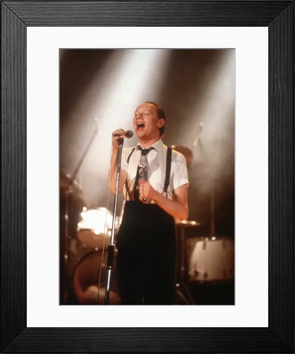 Framed Print : Joe Jackson performs in concert Framed Print : Joe Jackson performs in concert