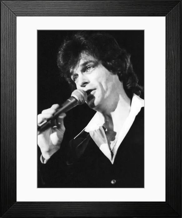 Framed Print : B.J. Thomas Performs On Stage