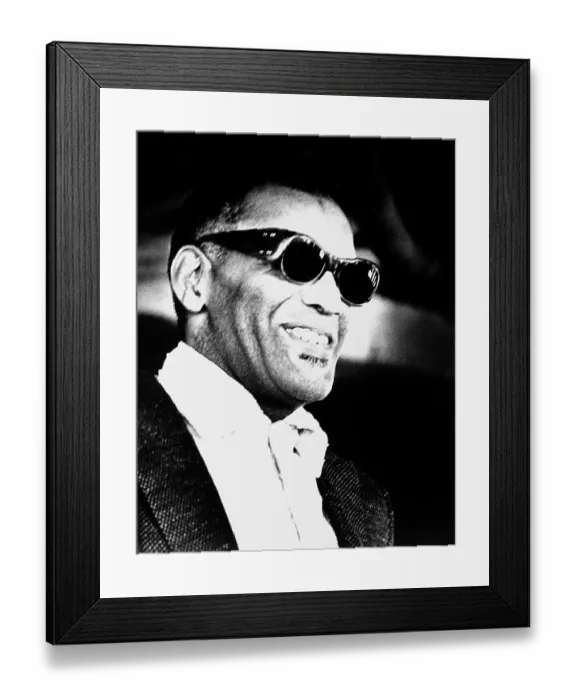 Framed Print : Ray Charles Performing Framed Print : Ray Charles Performing