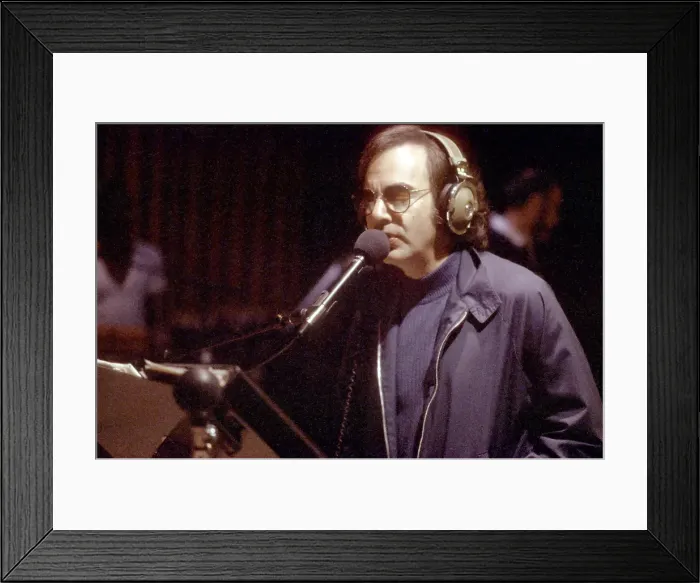 Framed Print : Neil Diamond Recording