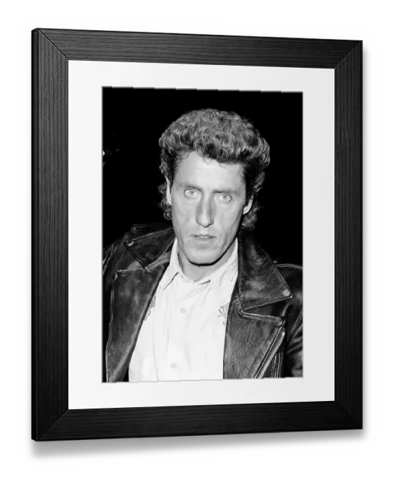 Framed Print : The Who Singer Portrait Framed Print : The Who Singer Portrait