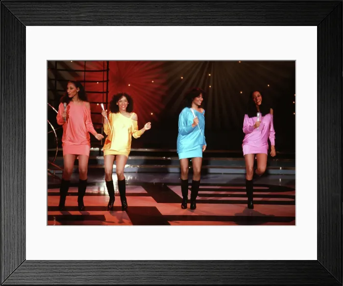 Framed Print : Sister Sledge Performing Framed Print : Sister Sledge Performing