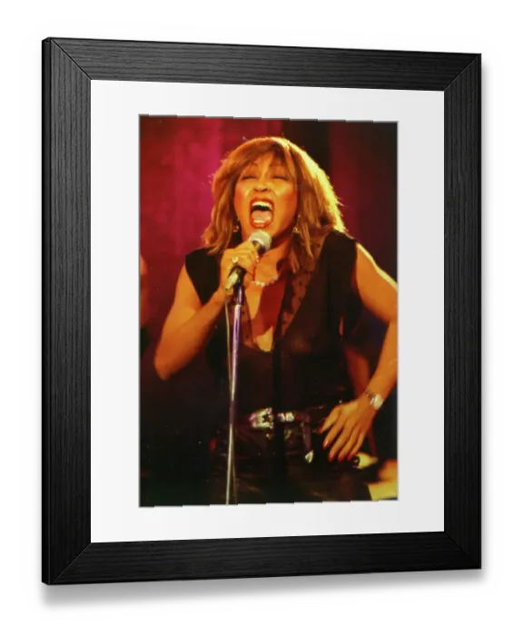 Framed Print : Tina Turner Performs On A TV Show Framed Print : Tina Turner Performs On A TV Show
