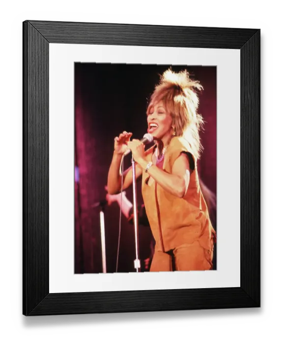 Framed Print : Tina Turner On A TV Show