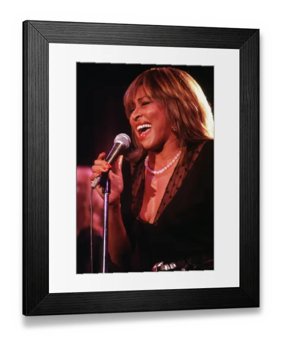 Framed Print : Tina Turner Performs On A TV Show Framed Print : Tina Turner Performs On A TV Show