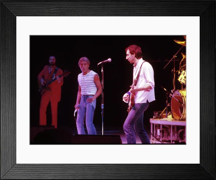 Framed Print : The Who Performing Onstage Framed Print : The Who Performing Onstage