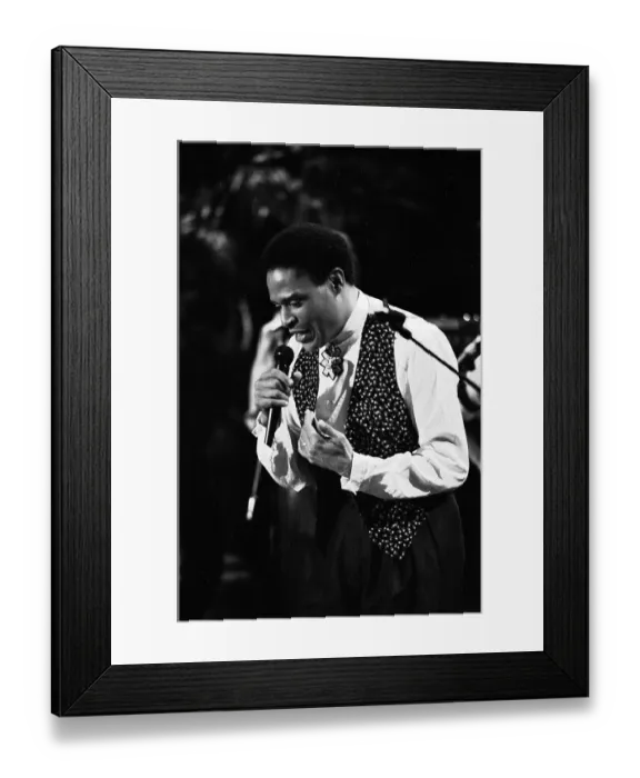 Framed Print : Al Jarreau On American Bandstand Framed Print : Al Jarreau On American Bandstand