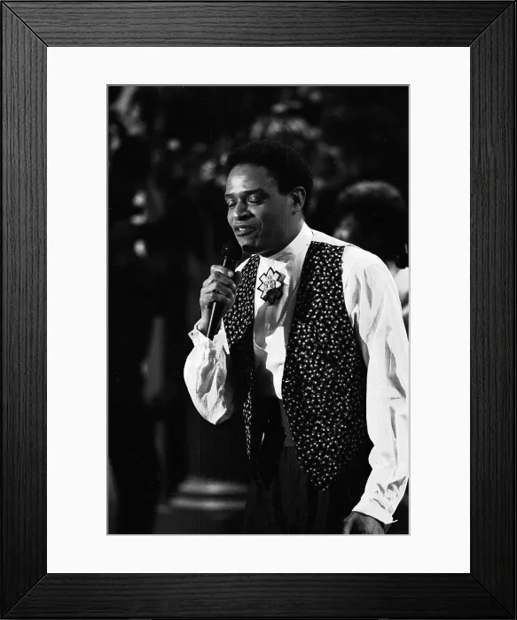 Framed Print : Al Jarreau On American Bandstand Framed Print : Al Jarreau On American Bandstand