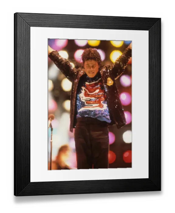 Framed Print : Pop Star Performing Framed Print : Pop Star Performing