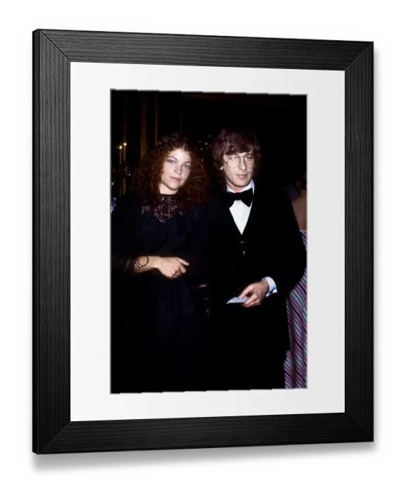 Framed Print : Steven Spielberg And Amy Irving Framed Print : Steven Spielberg And Amy Irving