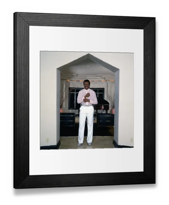 Framed Print : Ray Parker Portrait Session At Home Framed Print : Ray Parker Portrait Session At Home