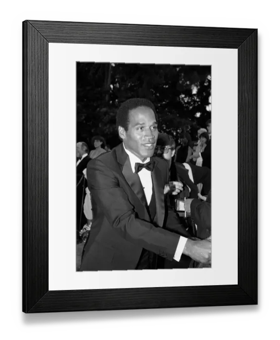 Framed Print : 1980's O.J. Simpson Framed Print : 1980's O.J. Simpson