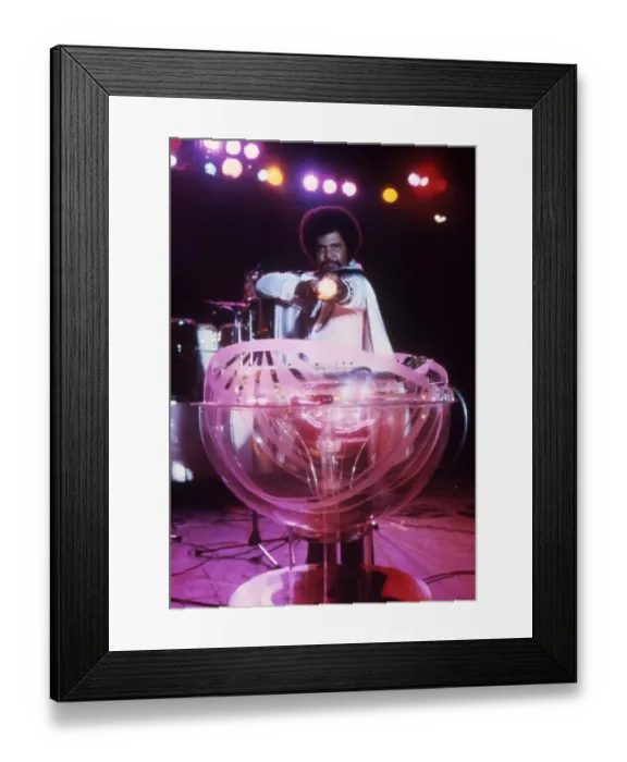 Framed Print : Goerge Duke Performing Framed Print : Goerge Duke Performing