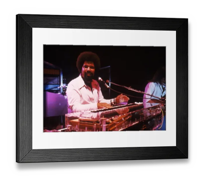 Framed Print : Goerge Duke Performing Framed Print : Goerge Duke Performing