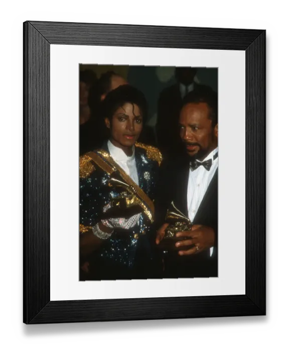 Framed Print : Singer & Producer Win At The Grammys Framed Print : Singer & Producer Win At The Grammys