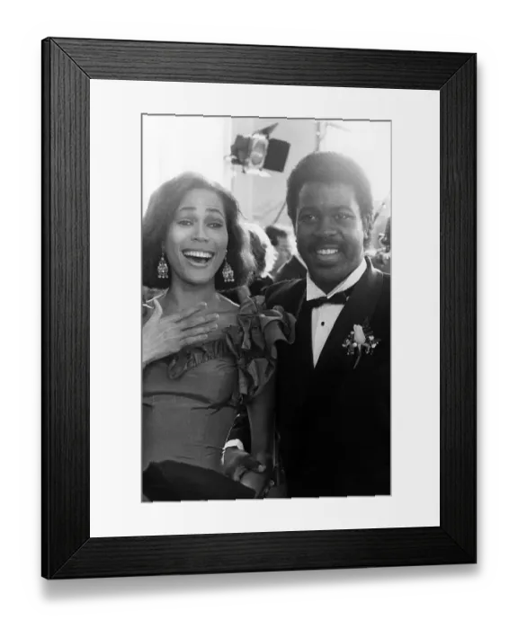 Framed Print : 26th Grammy Awards Attendees Kashif And Tracey Ross Framed Print : 26th Grammy Awards Attendees Kashif And Tracey Ross