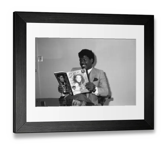 Framed Print : Howard Johnson Reads Right On! Magazine Framed Print : Howard Johnson Reads Right On! Magazine