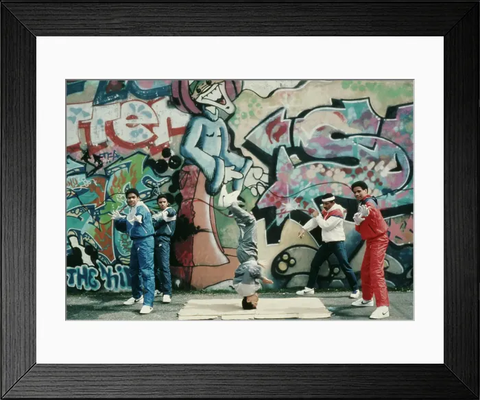 Framed Print : New York Breakdancers Framed Print : New York Breakdancers