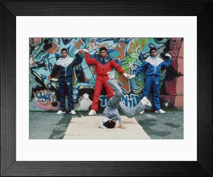 Framed Print : Breakdancers in New York Framed Print : Breakdancers in New York