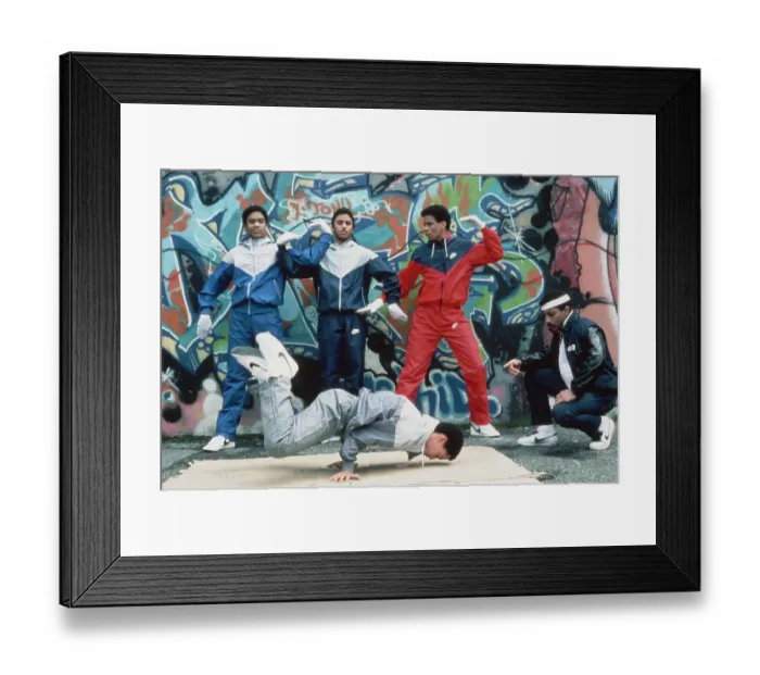 Framed Print : Breakdancers in New York Framed Print : Breakdancers in New York