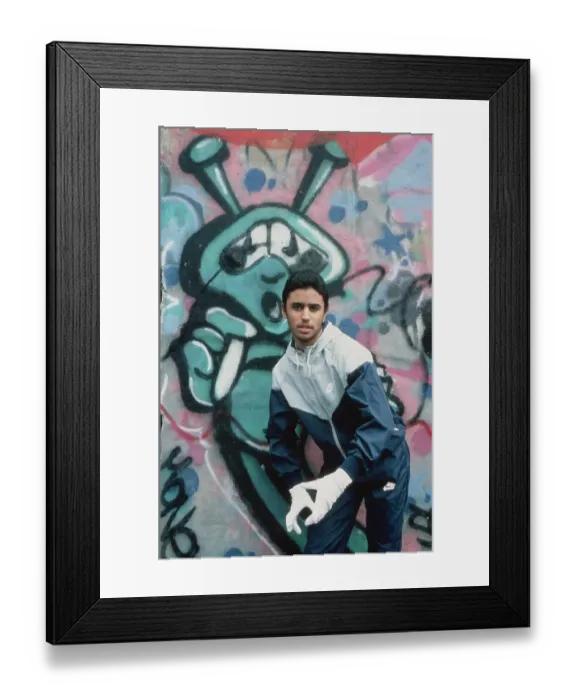 Framed Print : Breakdancers in New York Framed Print : Breakdancers in New York