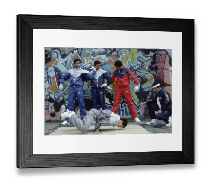 Framed Print : Teen Break Dancers Framed Print : Teen Break Dancers