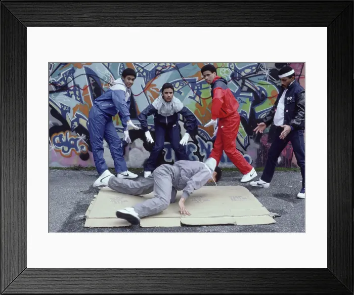 Framed Print : Teen Breakdancers Framed Print : Teen Breakdancers