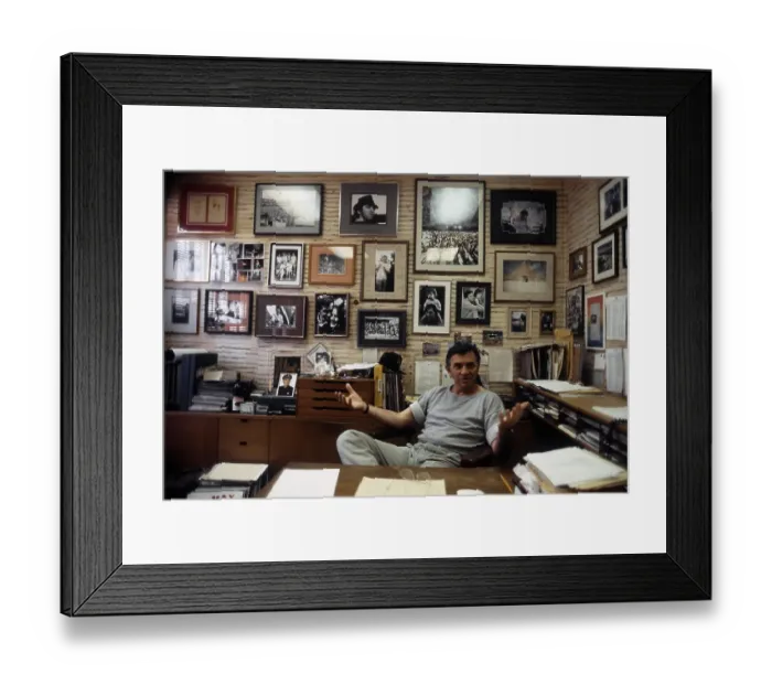 Framed Print : Bill Graham Portrait Session Framed Print : Bill Graham Portrait Session
