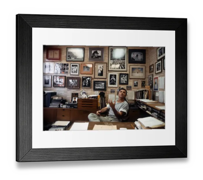 Framed Print : Bill Graham Portrait Session Framed Print : Bill Graham Portrait Session