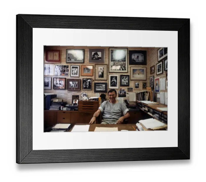 Framed Print : Bill Graham Portrait Session Framed Print : Bill Graham Portrait Session