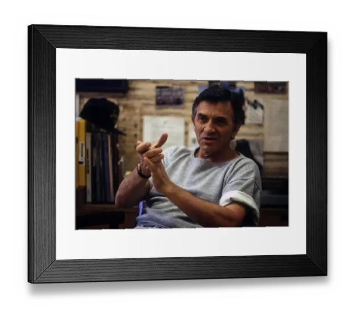 Framed Print : Bill Graham Portrait Session Framed Print : Bill Graham Portrait Session