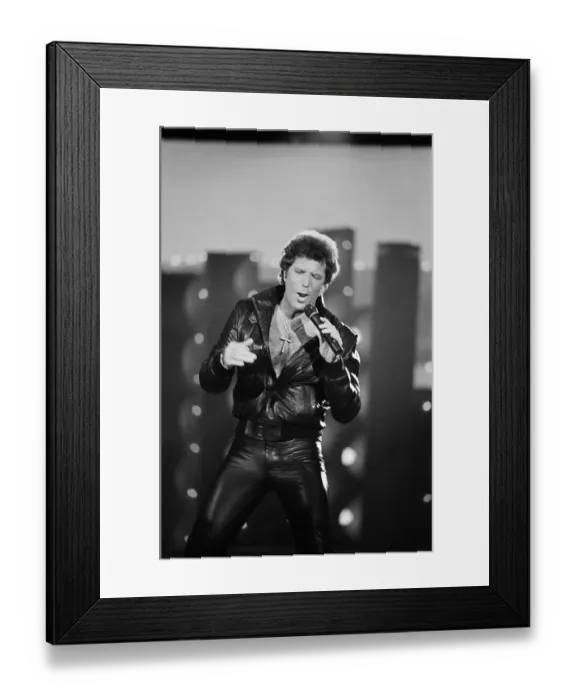 Framed Print : Tom Jones. LOS ANGELES - APRIL 30: Welsh singer Tom Jones performs on a