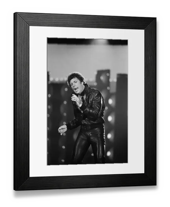 Framed Print : Tom Jones. LOS ANGELES - APRIL 30: Welsh singer Tom Jones performs on a Framed Print : Tom Jones. LOS ANGELES - APRIL 30: Welsh singer Tom Jones performs on a