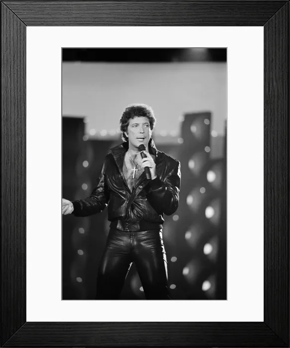 Framed Print : Tom Jones. LOS ANGELES - APRIL 30: Welsh singer Tom Jones performs on a Framed Print : Tom Jones. LOS ANGELES - APRIL 30: Welsh singer Tom Jones performs on a