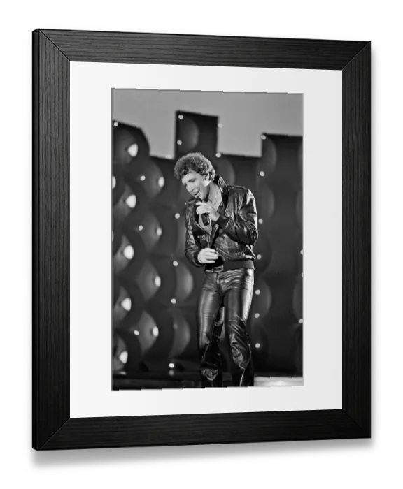 Framed Print : Tom Jones. LOS ANGELES - APRIL 30: Welsh singer Tom Jones performs on a