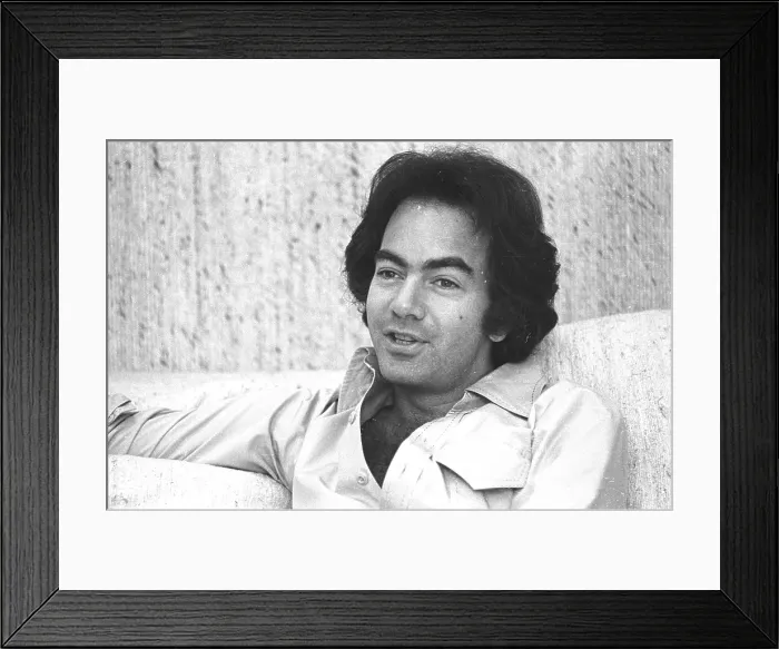 Framed Print : Neil Diamond Portrait Session At Home Framed Print : Neil Diamond Portrait Session At Home