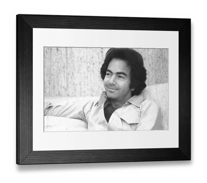 Framed Print : Neil Diamond Portrait Session At Home