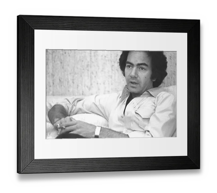 Framed Print : Neil Diamond Portrait Session At Home Framed Print : Neil Diamond Portrait Session At Home